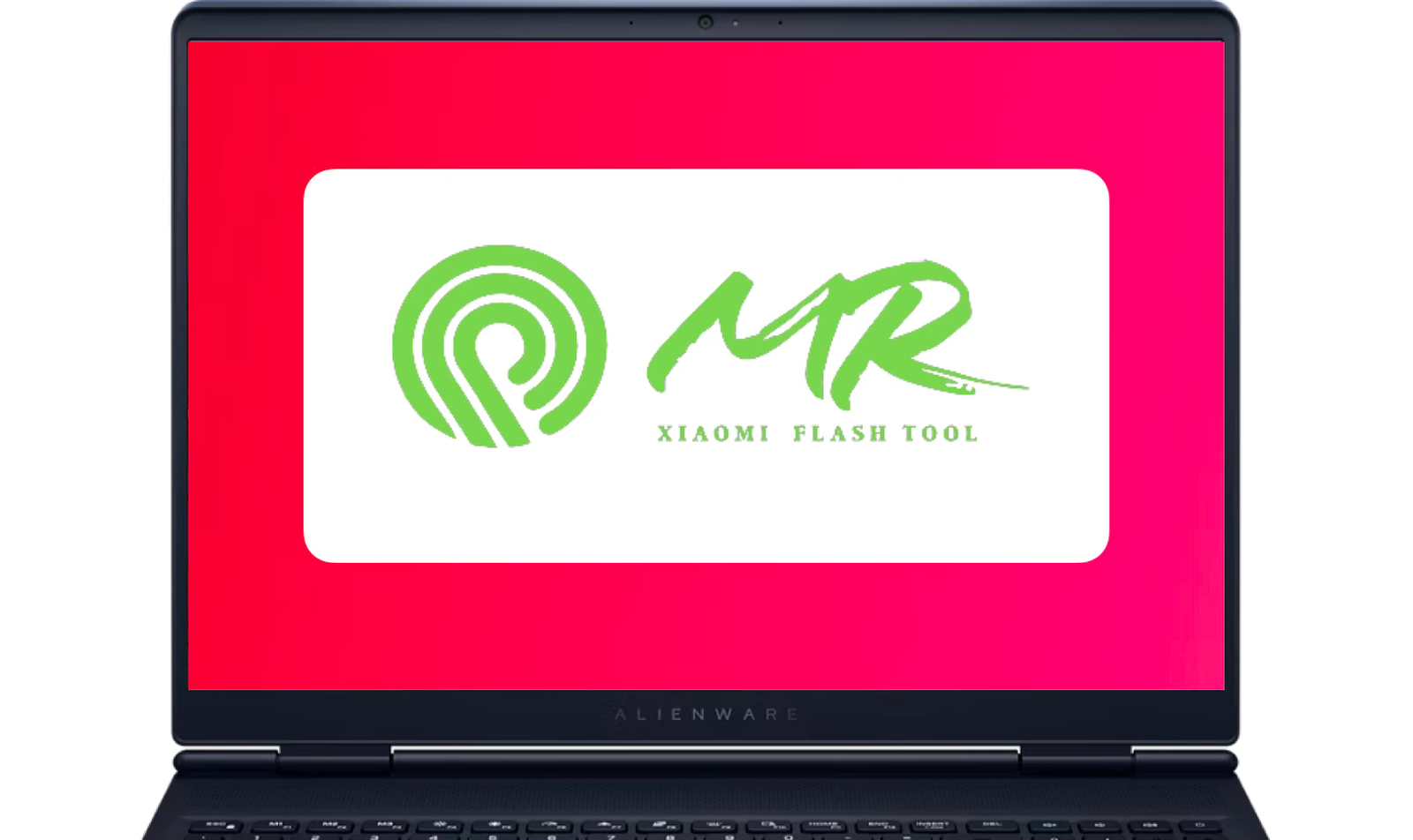 Mr Auth Tool Interface en Laptop